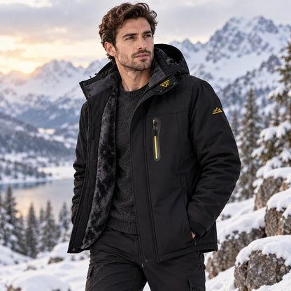 Alex™ – Waterproof Fleece-Lined Hooded Jacket