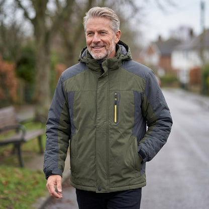 Alex™ – Waterproof Fleece-Lined Hooded Jacket